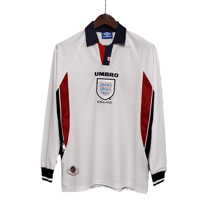 England Retro Long Sleeve 1998 Home (Free Personalisation)