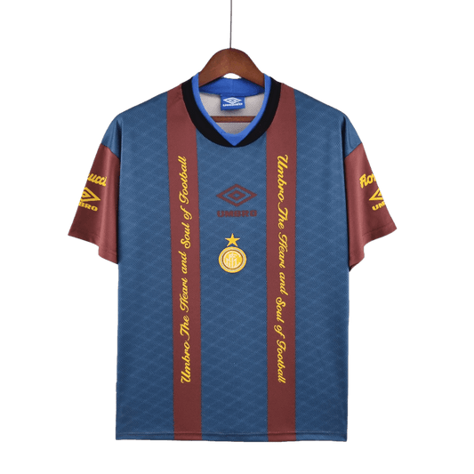 Inter Milan Retro 1994/95 Training Suit Red Blue (Free Personalisation)