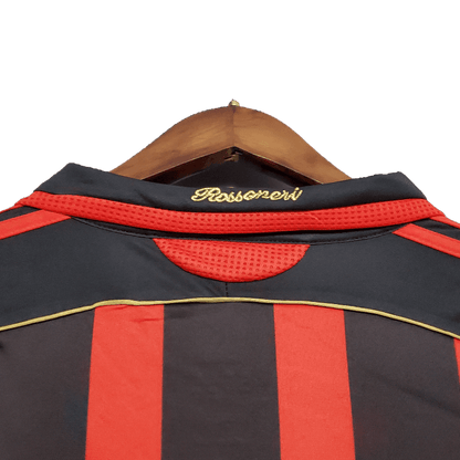AC Milan Retro 06/07 Long Sleeve Home (Free Personalisation)
