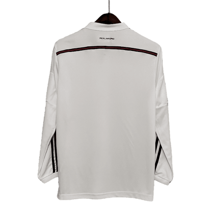 Real Madrid Retro Long Sleeve 2014/15 Home (Free Personalisation)
