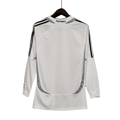 Real Madrid Retro Long Sleeve 2006/07 Home (Free Personalisation)