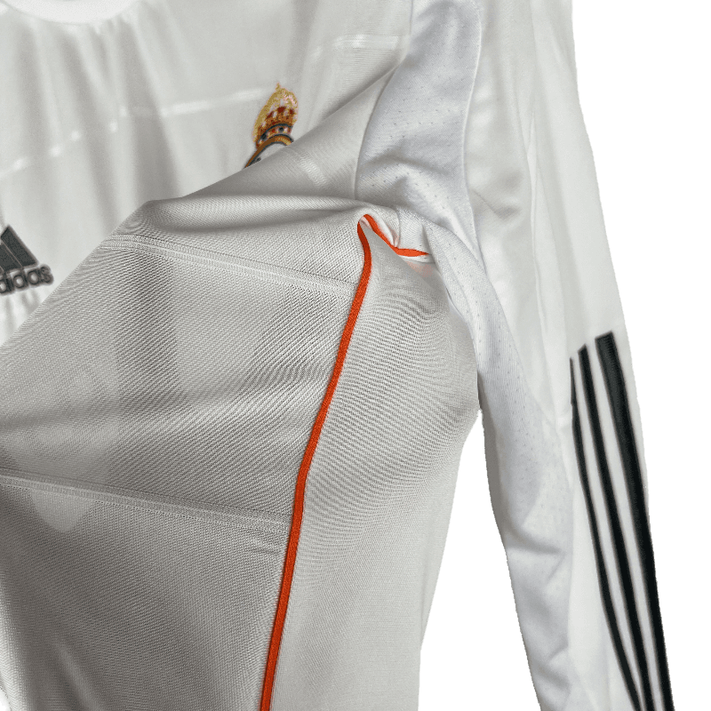 Real Madrid Retro Long Sleeve 2013/14 Home (Free Personalisation)