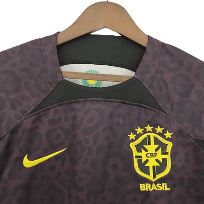 Brazil 2022 Goalkeeper Brown (Free Personalisation)