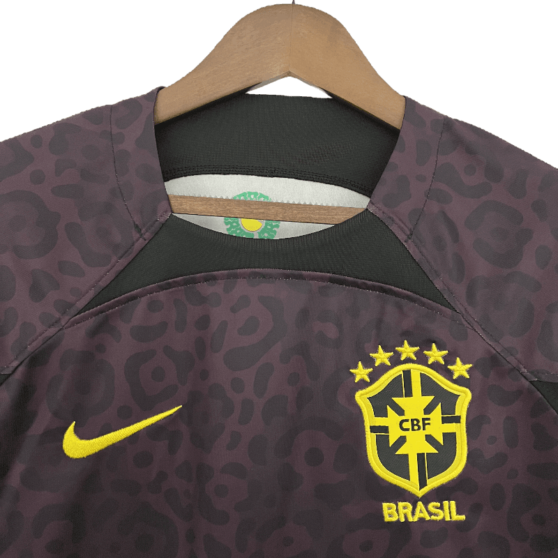 Brazil 2022 Goalkeeper Brown (Free Personalisation)