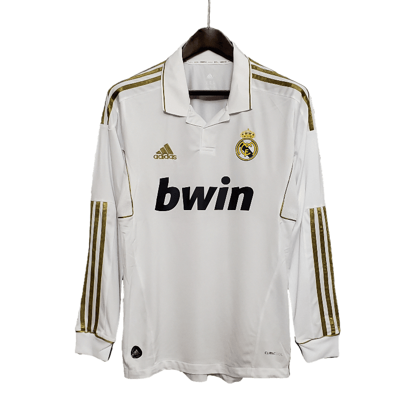 Real Madrid Retro 2011/12 Long Sleeve Home (Free Personalisation)