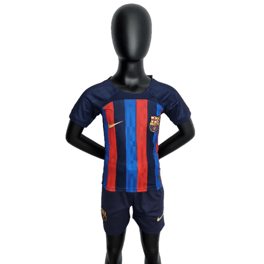 Barcelona 22/23 Kids Home (Free Personalisation)