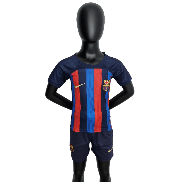 Barcelona 22/23 Kids Home (Free Personalisation)