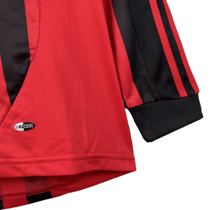 AC Milan Retro 2007/08 Long Sleeve Home (Free Personalisation)