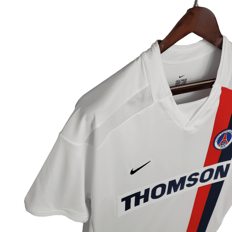 PSG Retro 2002/03 Away White (Free Personalisation)