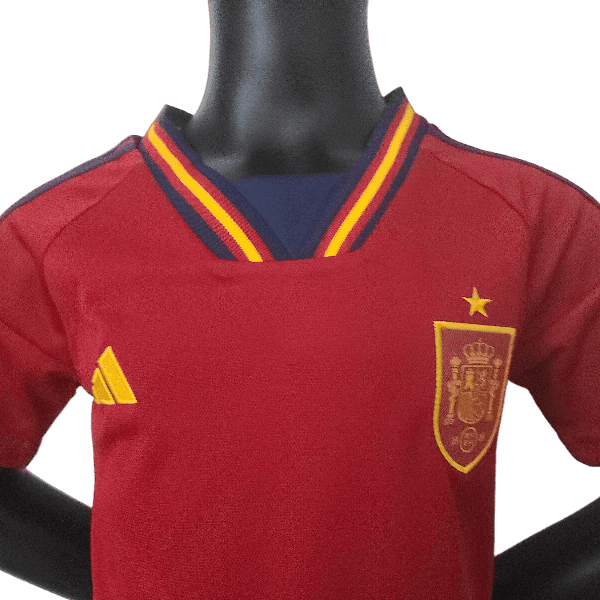 Spain 2022 Kids Home Qatar World Cup (Free Personalisation)