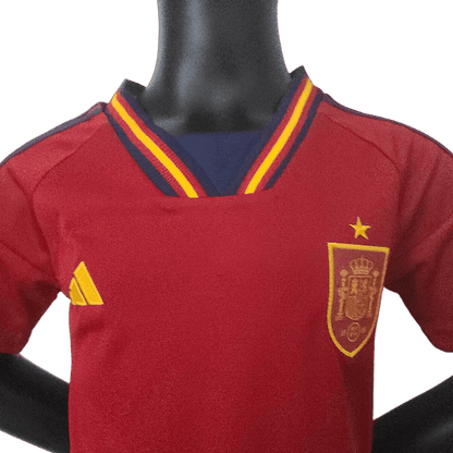 Spain 2022 Kids Home Qatar World Cup (Free Personalisation)