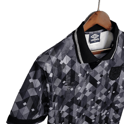 England Retro 1990 Black Away (Free Personalisation)