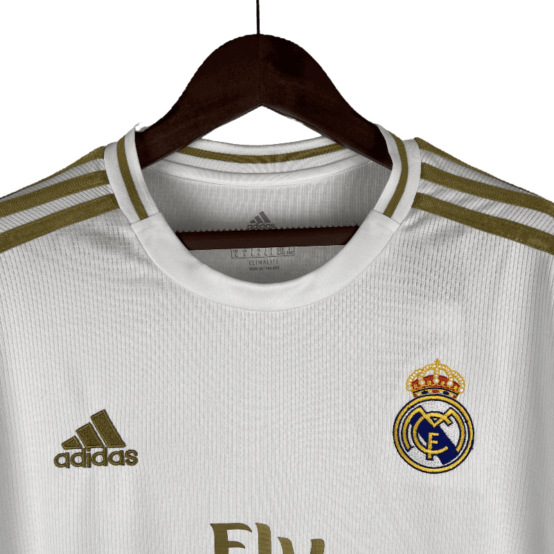 Real Madrid Retro 2019/20 Long Sleeve Home (Free Personalisation)