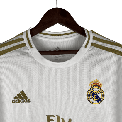 Real Madrid Retro 2019/20 Long Sleeve Home (Free Personalisation)