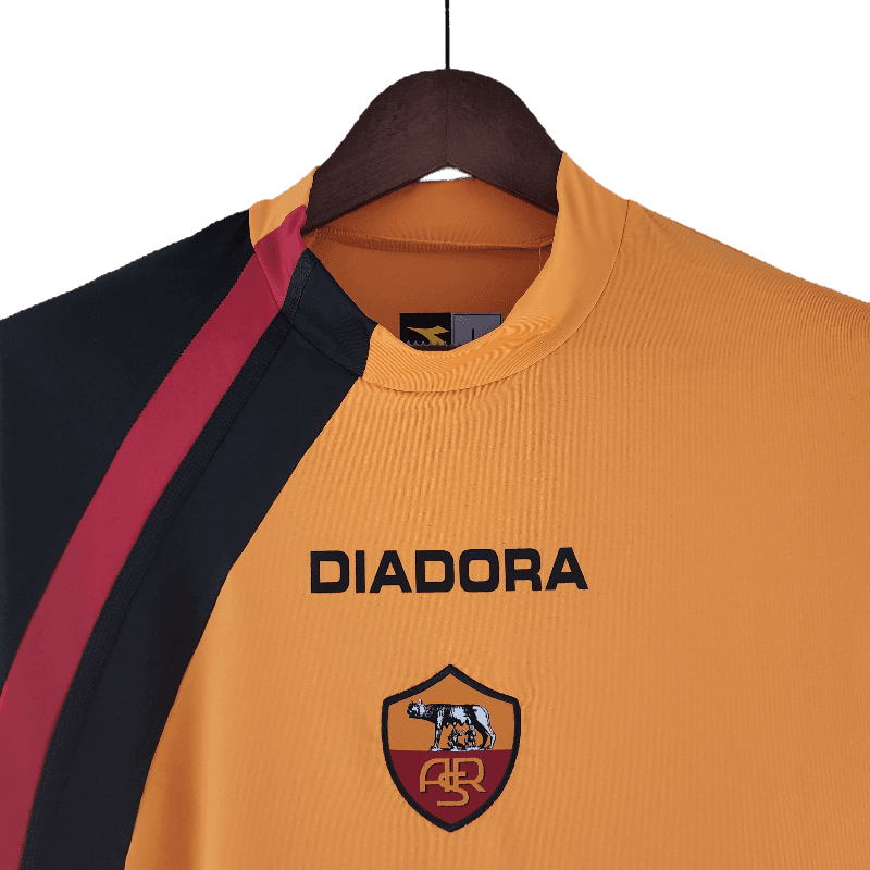 Rome Retro Long Sleeve 2005/06 Home (Free Personalisation)