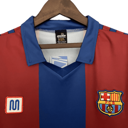Barcelona Retro 80/82 Home (Free Personalisation)