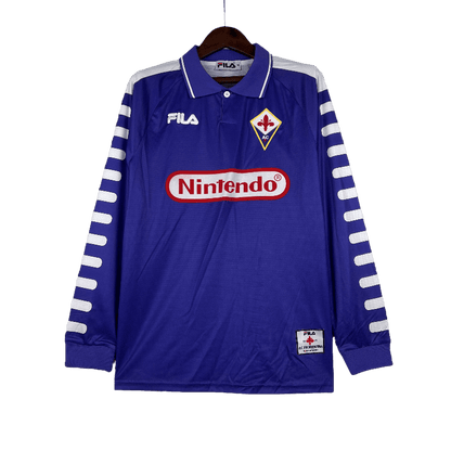 Fiorentina Retro long Sleeve 1998 Home (Free Personalisation)