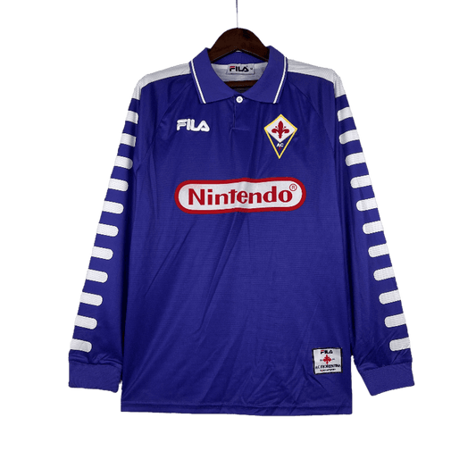 Fiorentina Retro long Sleeve 1998 Home (Free Personalisation)