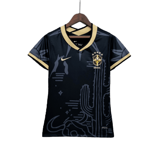 Brazil 2022 Women Black (Free Personalisation)
