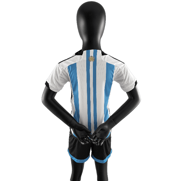 Argentina  2022 Kids World Cup Home (Free Personalisation)