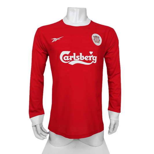 Liverpool Retro 1998 Home Long Sleeve (Free Personalisation)