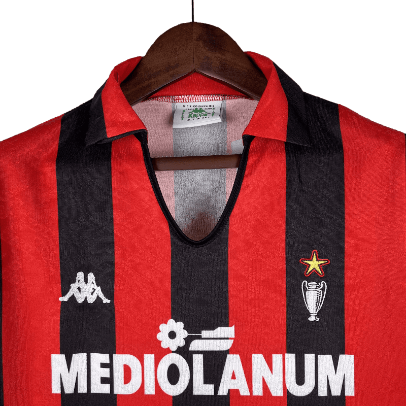 AC Milan Retro 1989/90 Home (Free Personalisation)