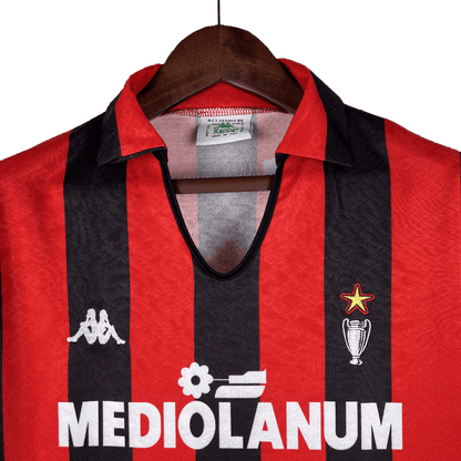 AC Milan Retro 1989/90 Home (Free Personalisation)