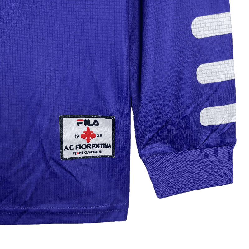 Fiorentina Retro long Sleeve 1998 Home (Free Personalisation)