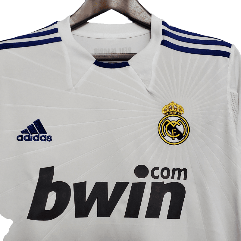 Real Madrid Retro 2010/11 Long Sleeve Home (Free Personalisation)