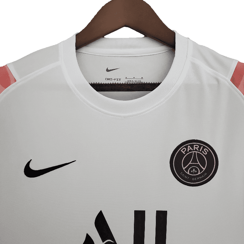 PSG 2021/22 Training Suit White Pink (Free Personalisation)