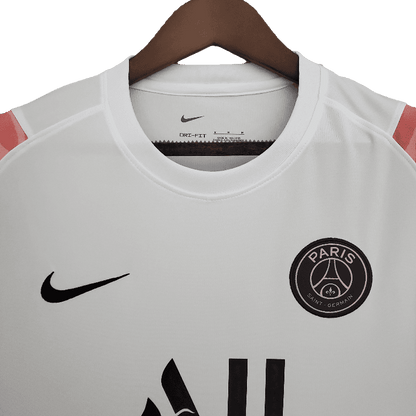 PSG 2021/22 Training Suit White Pink (Free Personalisation)