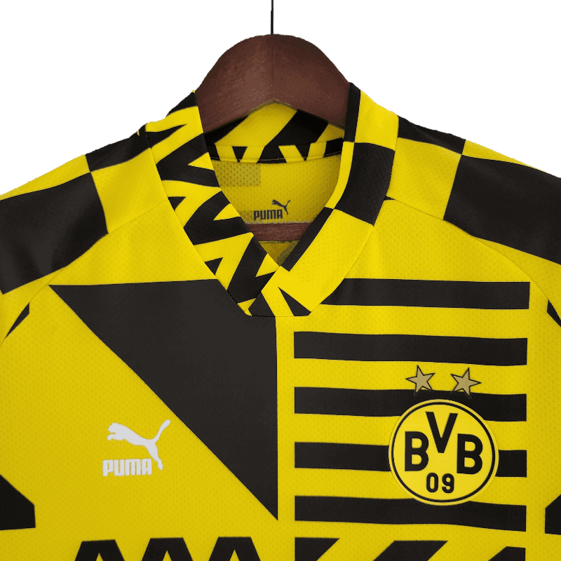 Dortmund 2022/23 Pre-Match Yellow Black (Free Personalisation)