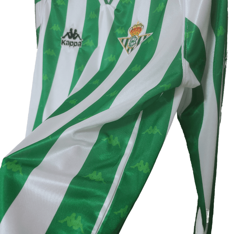 Real Betis Retro 1995/97 Long Sleeve Home (Free Personalisation)