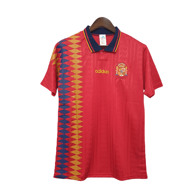 Spain Retro Shirt 1994 Home (Free Personalisation)