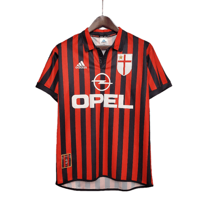 AC Milan Retro 1999/2000 Home (Free Personalisation)