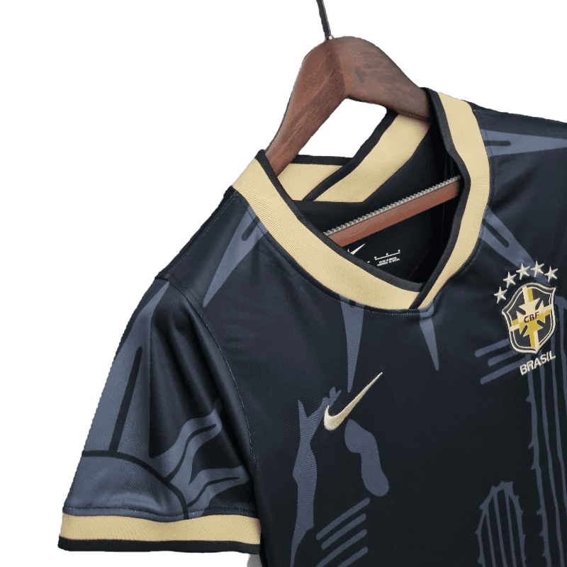 Brazil 2022 Women Black (Free Personalisation)