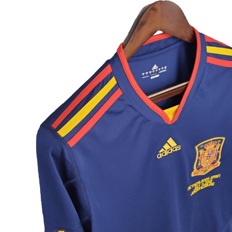 Spain Retro 2010 Long Sleeve Away (Free Personalisation)