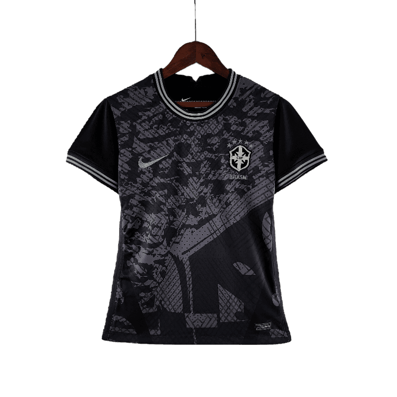 Brazil 2022 Woman All Black (Free Personalisation)