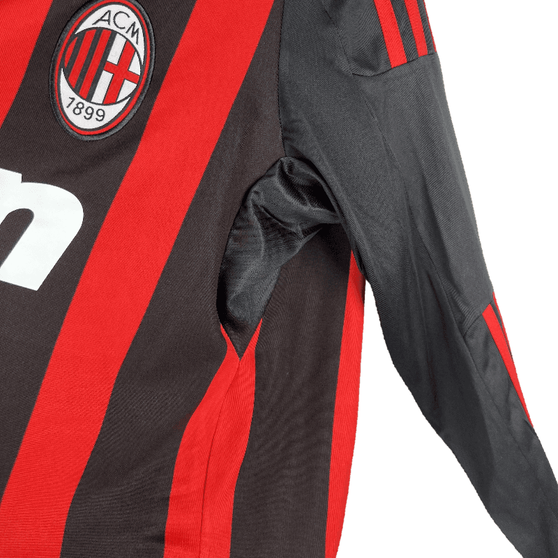 AC Milan Retro 2008/09 Long Sleeve Home (Free Personalisation)