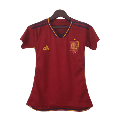 Spain 2022 Women Home Qatar World Cup (Free Personalisation)