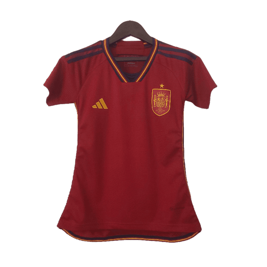 Spain 2022 Women Home Qatar World Cup (Free Personalisation)