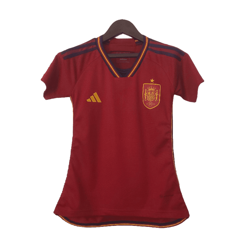 Spain 2022 Women Home Qatar World Cup (Free Personalisation)