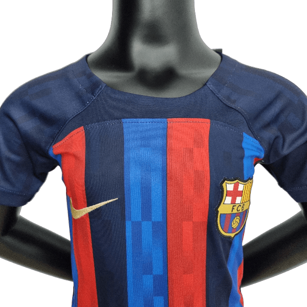 Barcelona 22/23 Kids Home (Free Personalisation)