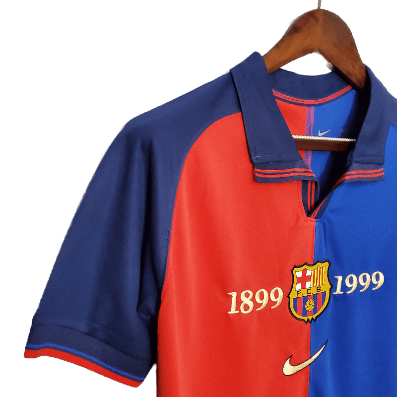 Barcelona Retro 99/00 Home (100th Anniversary) (Free Personalisation)