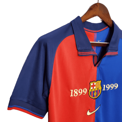 Barcelona Retro 99/00 Home (100th Anniversary) (Free Personalisation)