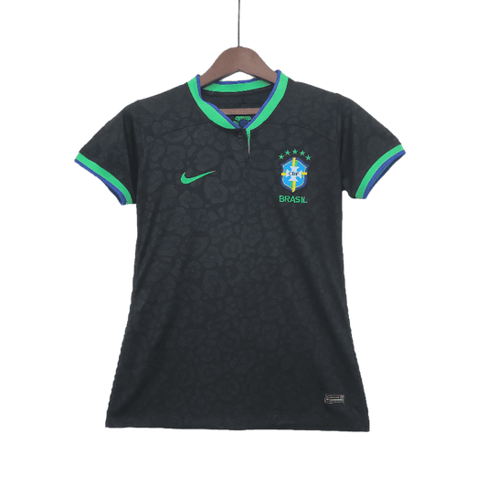 Brazil 2022 Women Black (Free Personalisation)