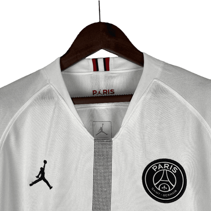 PSG Retro 2018/19 Long Sleeve White (Free Personalisation)