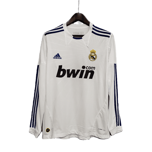 Real Madrid Retro 2010/11 Long Sleeve Home (Free Personalisation)