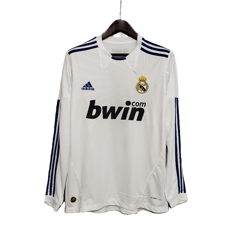 Real Madrid Retro 2010/11 Long Sleeve Home (Free Personalisation)