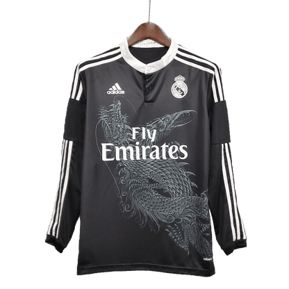 Real Madrid Retro Long Sleeve 2014/15 Third (Free Personalisation)